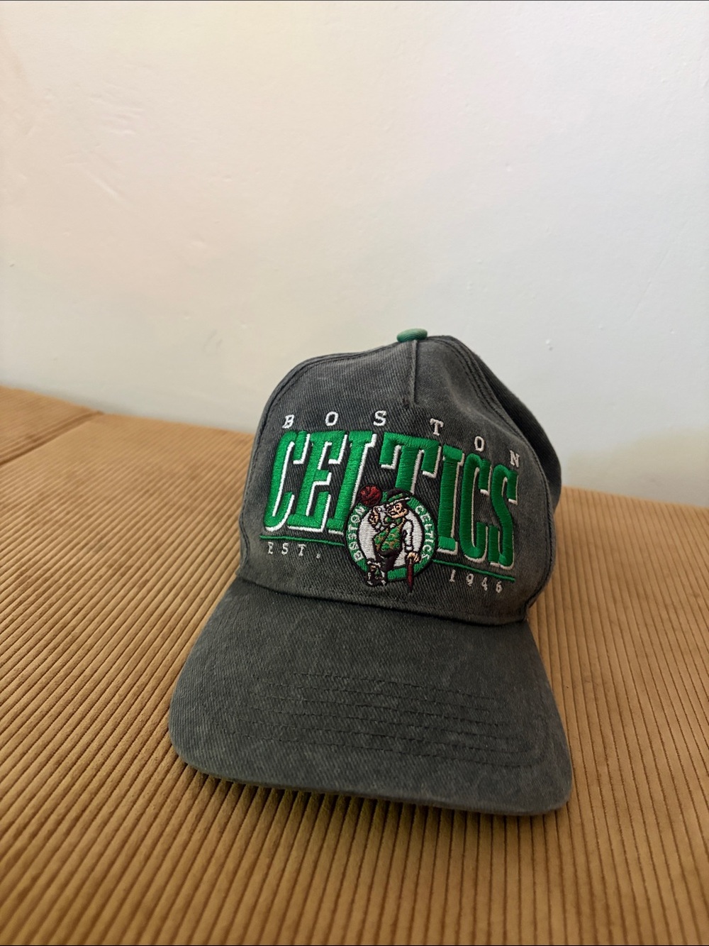 47 Vintage Boston Celtics Gray Cap with Green Logo